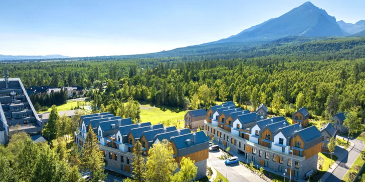 Pobyt ve Vysokých Tatrách ve Staré Lesné: moderně zařízené apartmány se snídaní a vstupem do Mountain Wellness centra
