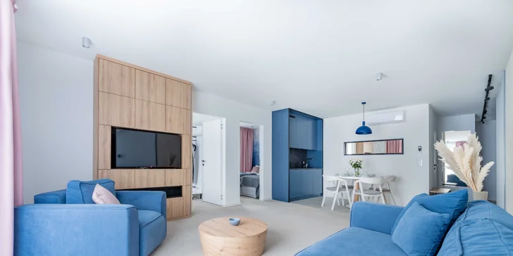 Dovolená ve Slezských Beskydech: moderní aparthotel se snídaní, vstup do saunaria