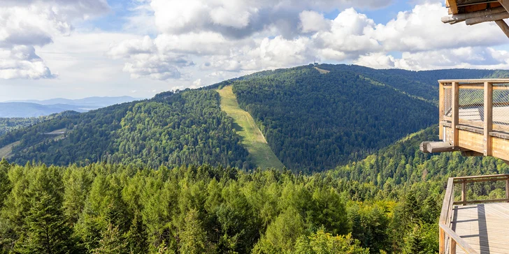 Pobyt nedaleko lázní Krynica-Zdrój s jídlem a neomezeným wellness