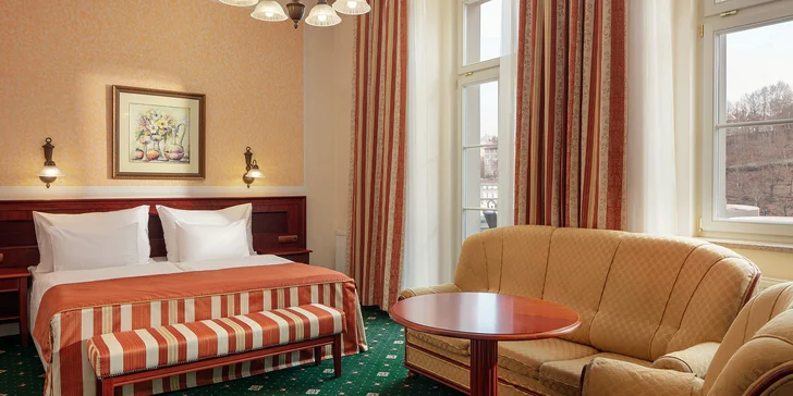 4* relaxace v Karlových Varech s polopenzí, wellness a procedurami