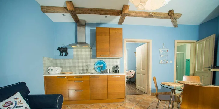 Rodinný pobyt na Baltu v Kolobřehu: apartmány vč. sauny a bazénu, dětské hřiště i společná zahrada, 700 m od pláže