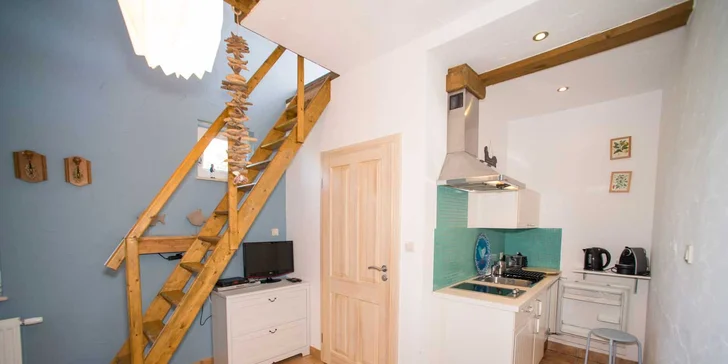 Rodinný pobyt na Baltu v Kolobřehu: apartmány vč. sauny a bazénu, dětské hřiště i společná zahrada, 700 m od pláže