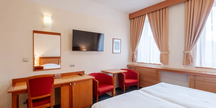 Příjemný hotel v centru Jeseníku se snídaní či polopenzí i saunou