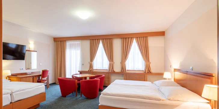 Příjemný hotel v centru Jeseníku se snídaní či polopenzí i saunou