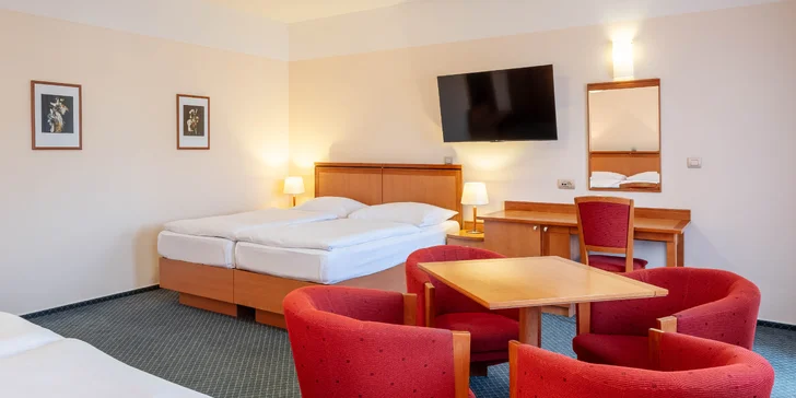 Příjemný hotel v centru Jeseníku se snídaní či polopenzí i saunou
