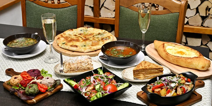 Ochutnejte Gruzii: voucher na 500 až 1500 Kč do nově otevřené restaurace ve Vršovicích