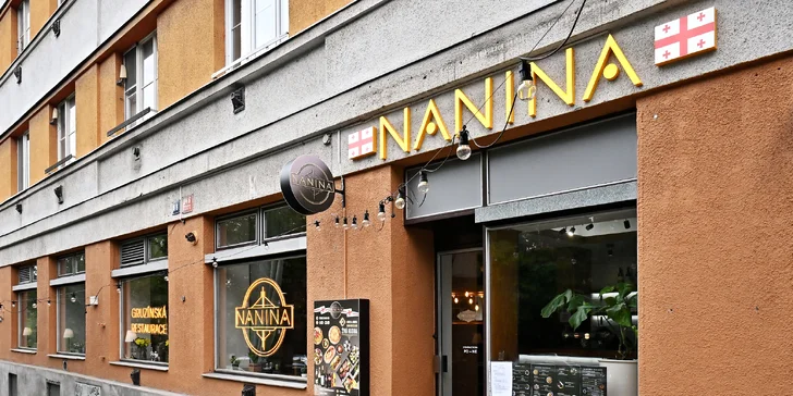 Gruzie na talíři: pětichodové degustační menu pro 2 osoby v nově otevřeném podniku