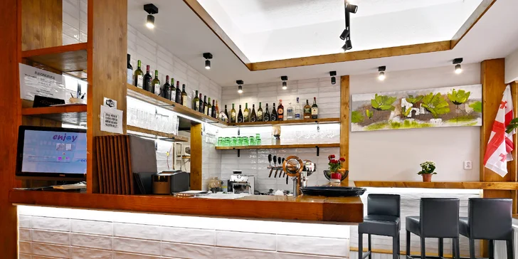 Ochutnejte Gruzii: voucher na 500 až 1500 Kč do nově otevřené restaurace ve Vršovicích