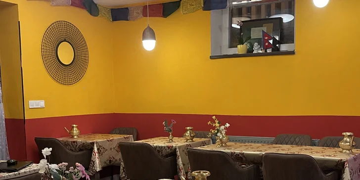 Nepálské degustační menu pro 1 i 2 osoby: špíz, polévka, Thali i nápoj