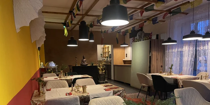 Nepálské degustační menu pro 1 i 2 osoby: špíz, polévka, Thali i nápoj