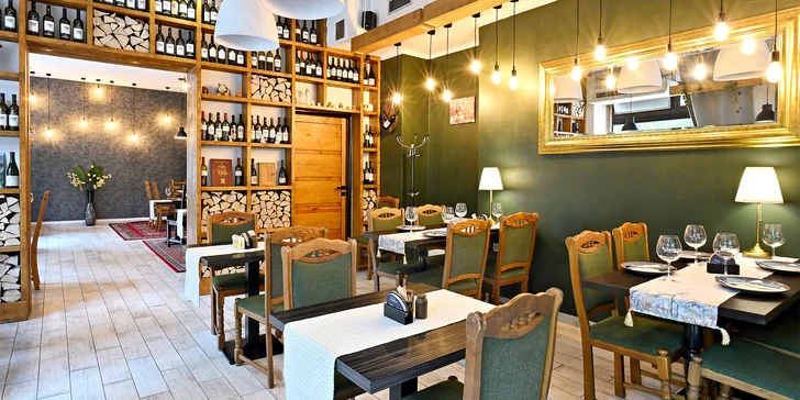 Gruzie na talíři: pětichodové degustační menu pro 2 osoby v nově otevřeném podniku