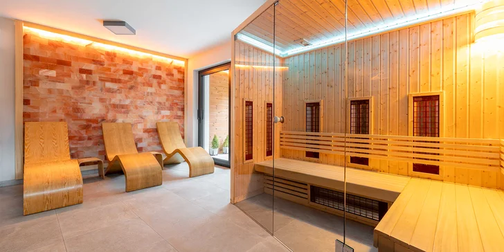 Dovolená ve Slezských Beskydech: moderní aparthotel se snídaní, vstup do saunaria