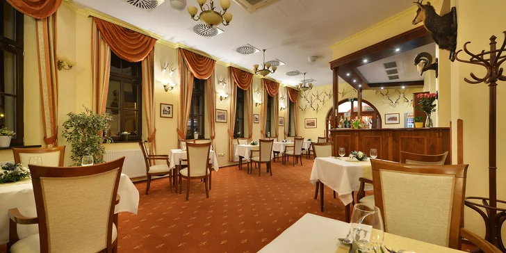 Pobyt v Hluboké nad Vltavou s polopenzí i wellness: hotel pod zámkem v blízkosti golfu