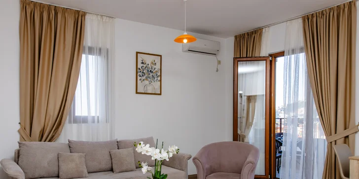 Dovolená v Černé Hoře: prostorné apartmány s výhledem na moře, výlety do muzea i aquaparku