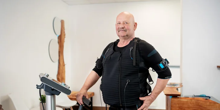 Jednorázová lekce EMS cvičení v privátním studiu pro 1 či 2 osoby: elektrickými impulzy k intenzivní aktivaci svalů