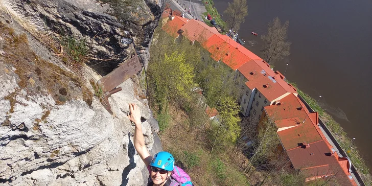 Metodický kurz lezení ferrat v Děčíně pro 1 osobu: teorie i praxe