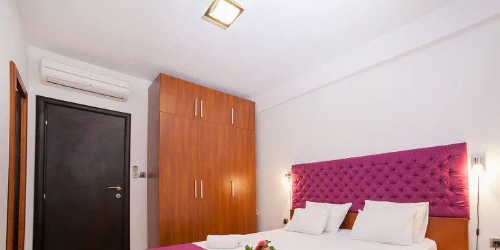 Černá Hora - Sveti Stefan: plně vybavené apartmány až pro 6 osob jen kousek od moře