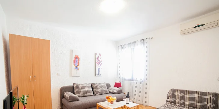 Dovolená v Černé Hoře: vybavené apartmány kousek od moře až pro 5 osob