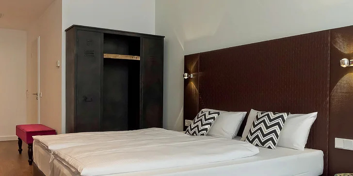 Moderní hotel v historickém centru Lipska se snídaní pro 1 nebo 2 osoby
