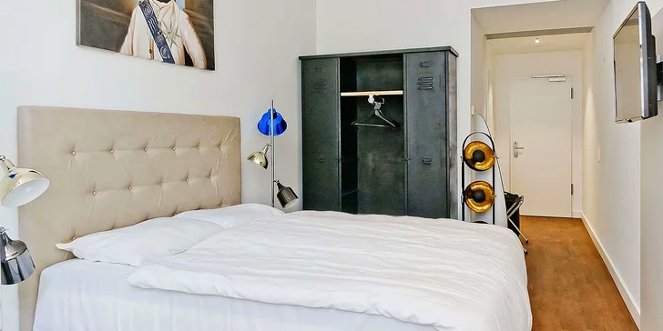 Moderní hotel v historickém centru Lipska se snídaní pro 1 nebo 2 osoby