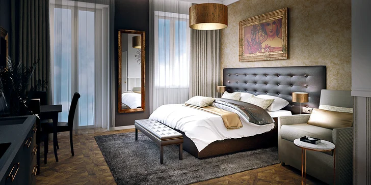 S láskou do Prahy: 4* hotel v centru, snídaně a večerní romantika na lodi, 1–5 nocí v pokoji dle přání