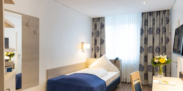 Pobyt v Norimberku se snídaní a neomezeným wellness: hotel u nádraží, až 2 děti zdarma