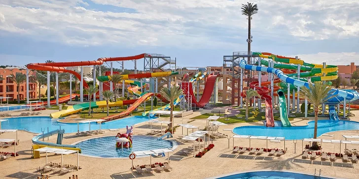 Egypt - Marsa Alam: hotel Jaz Neo Dar El Madina**** s all inclusive, aquaparkem a českým klubem Čedog