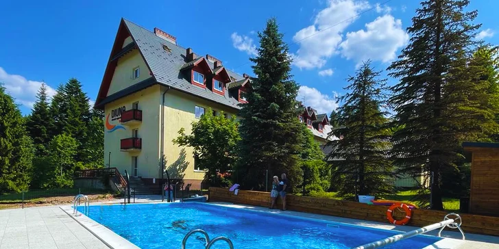 Rodinný pobyt v polských Beskydech: plná penze, neomezený wellness, až 2 děti do 11,9 let zdarma