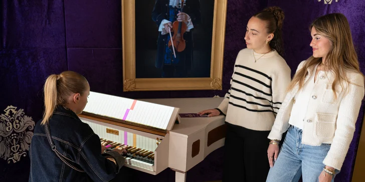 Vstupy do nově otevřeného Mozartova interaktivního muzea pro děti i dospělé