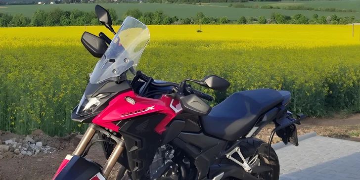 Zapůjčení motorky Honda CB 500 F nebo X na 1 či 2 dny i víkend