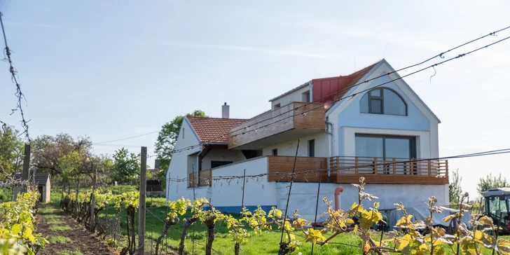Pobyt ve Vinařství U sv. Kříže u Prušánek s návštěvou vinného sklípku a vínem