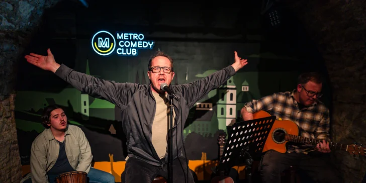Vstup na Stand Up Comedy Show v METRO Comedy Club pro 1 nebo 2 osoby