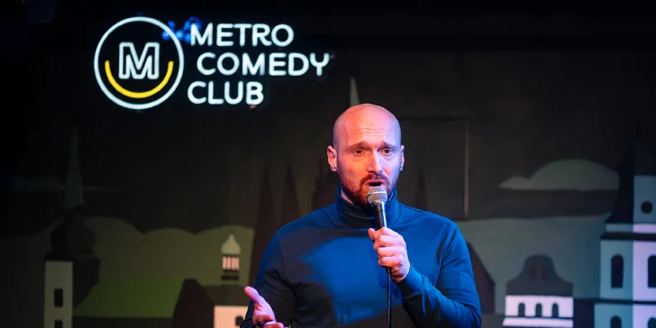 Vstup na Stand Up Comedy Show v METRO Comedy Club pro 1 nebo 2 osoby