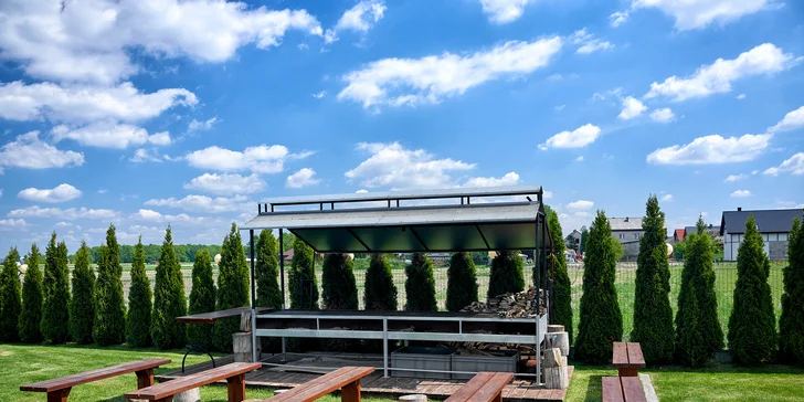 Rodinný pobyt u Energylandie: domek pro 6 osob, wellness zóna a vstup do zábavního Fantazja Parku