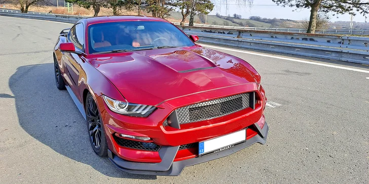 Zážitková jízda Fordem Mustang GT 500 v Ostravě či Olomouci: jako řidič či spolujezdec, 15–⁠⁠⁠⁠⁠⁠60 minut