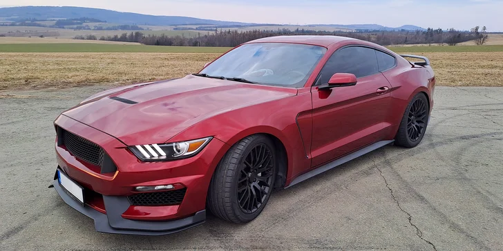 Zážitková jízda Fordem Mustang GT 500 v Ostravě či Olomouci: jako řidič či spolujezdec, 15–⁠⁠⁠⁠⁠⁠60 minut