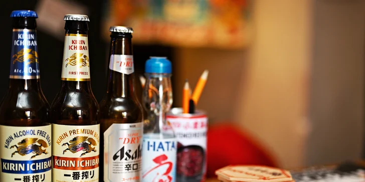 Autentické japonské menu v tradiční hospodě: rybí vývar, okonomiyaki i nápoj