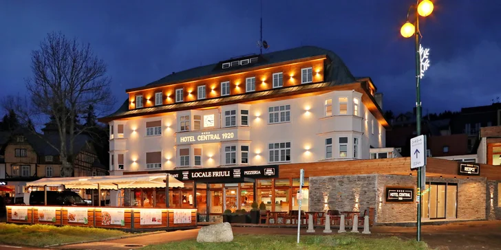 Pobyt v historickém hotelu v centru Špindlerova Mlýna se snídaní či polopenzí