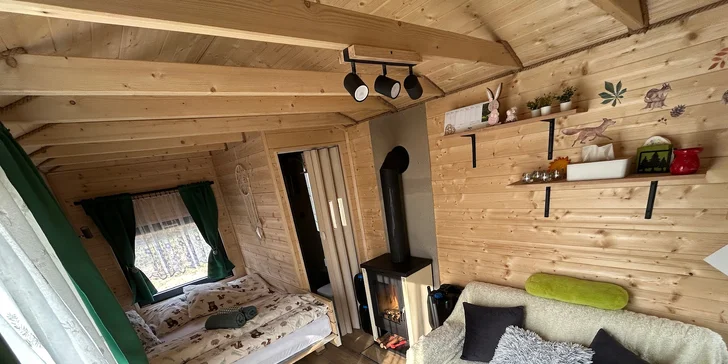 Pobyt v útulném tiny house u Adršpachu pro 2–4 osoby