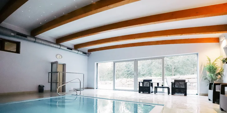 Dovolená v přírodě Jizerek pro dva i rodinu: plná penze a neomezený wellness