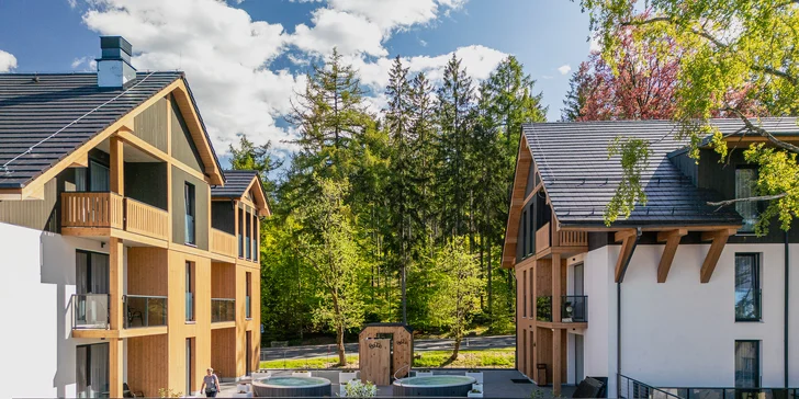 Nová rezidence ve Sklářské Porubě: wellness i solná jeskyně, apartmány s infrasaunou, super na výlety i kola