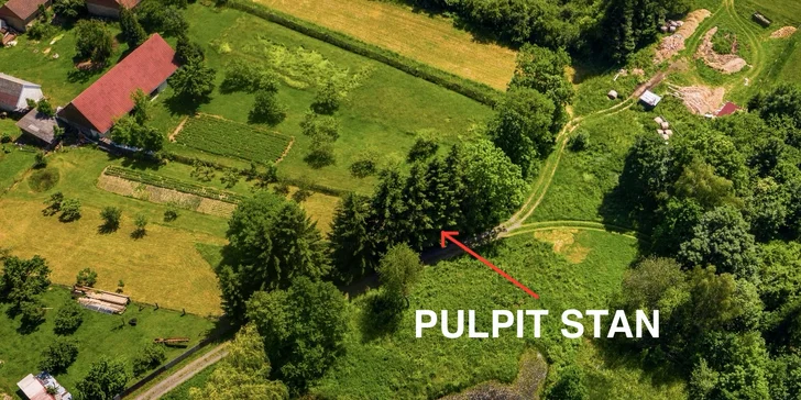 Glamping na Příbramsku, blízko CHKO Brdy: stan na klidné zahradě u rybníka