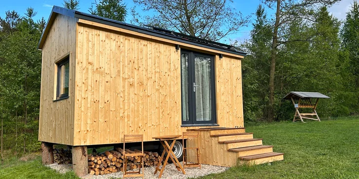 Pobyt v útulném tiny house u Adršpachu pro 2–4 osoby