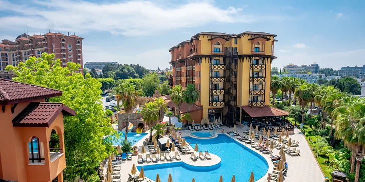 4* hotel v Turecku včetně letenky: all inclusive, bazény, animace pro děti i dospělé