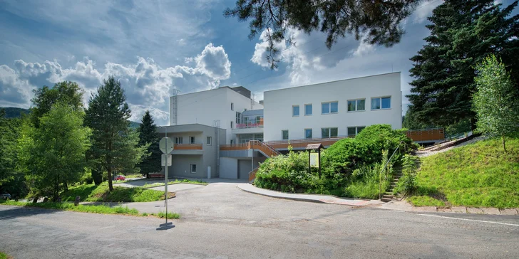 Dovolená v Železných horách: vila nebo chatka, venkovní bazén a wellness, varianty se snídaní