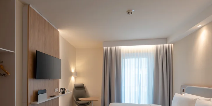 Moderní hotel v Mnichově s bufetovou snídaní: blízko veletržního centra i BMW Weltu