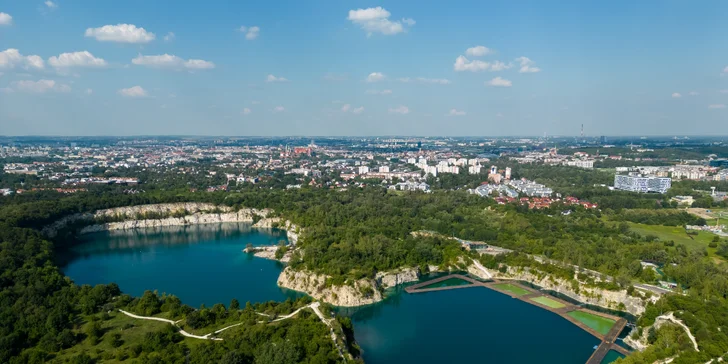 Jednodenní výlet do Polska: koupaliště Zakrzówek a večerní Krakov, doprava busem