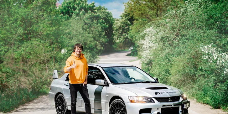 Ostrá jízda s rally jezdcem v Mitsubishi Lancer EVO IX: 15-60 min. řízení či spolujízdy