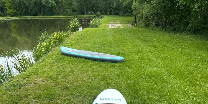 Zapůjčení paddleboard setu v centru Budějovic: den, víkend i týden
