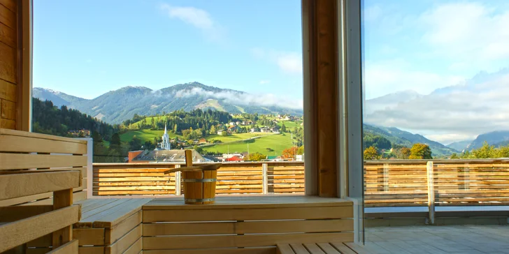 Pobyt ve Schladmingu: 4* hotelu u lanovky, light all inclusive, wellness a karta hosta, děti zdarma